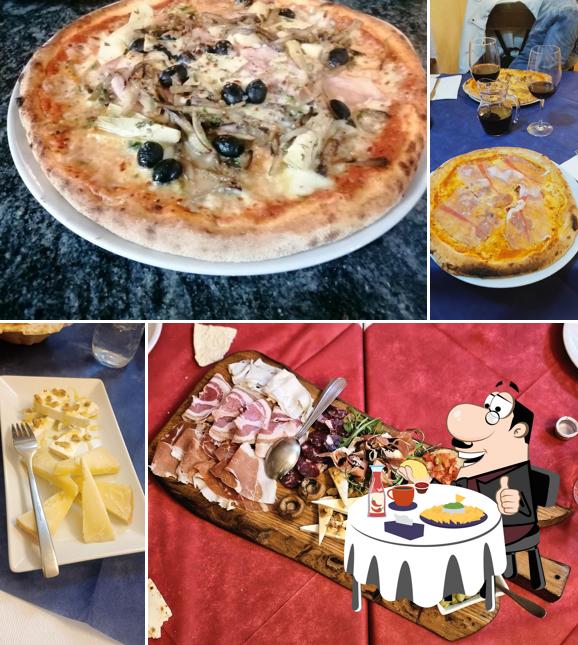 Piatto di formaggi al Ristorante Pizzeria '' Su Lumarzu ''