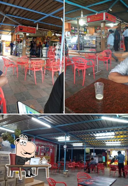 Take a seat at one of the tables at Riti Bakes