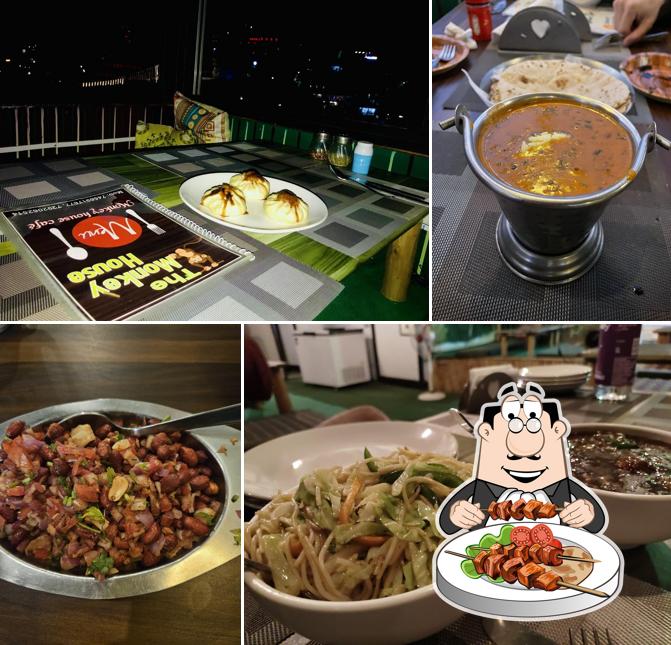 Food at The Monkey House Cafe