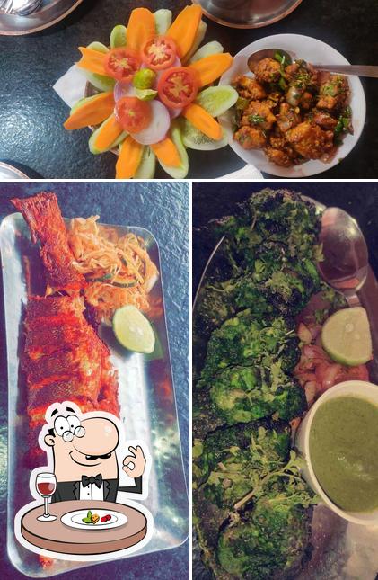 Food at Veeru's The Village Restaurant