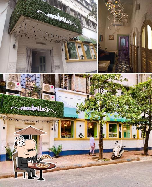 The photo of Marbella's’s exterior and interior