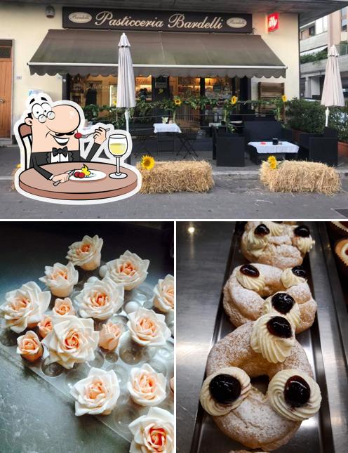 Pasticceria Caffetteria Bardelli si caratterizza per la cibo e esterno