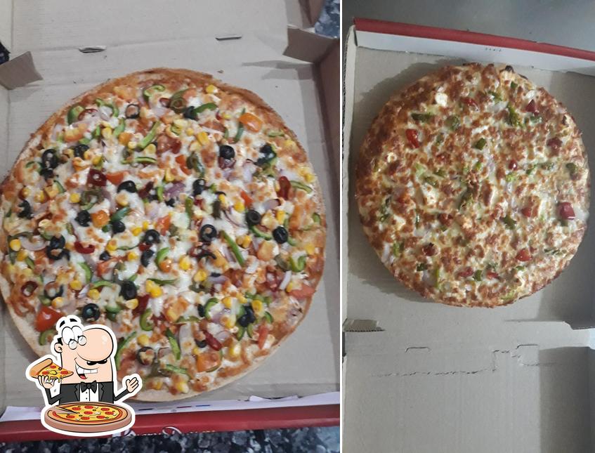 Order various types of pizza