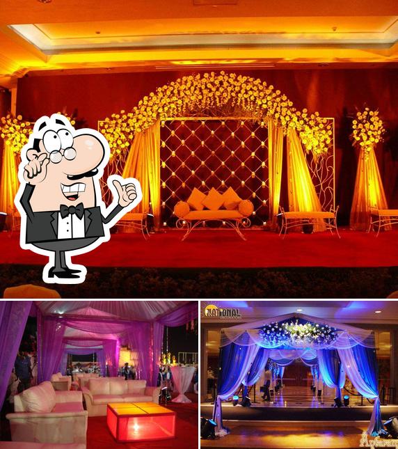 Take a seat at one of the tables at Govinda's Events