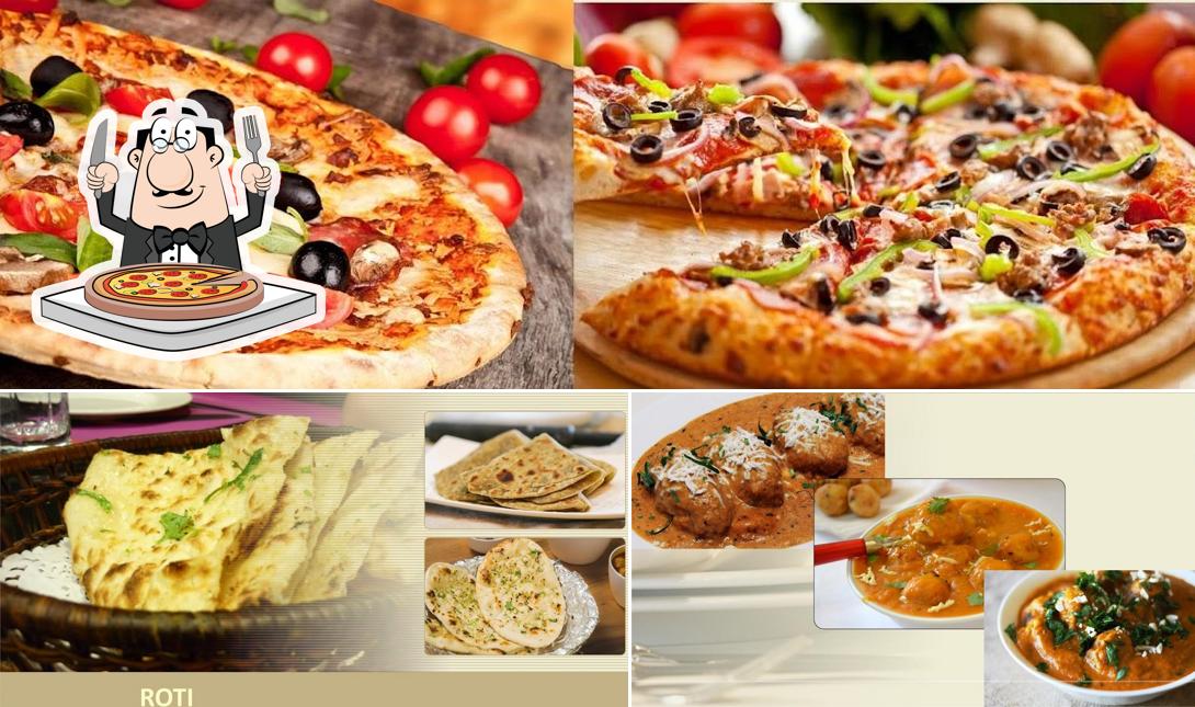 Pick pizza at Hotel Darshan