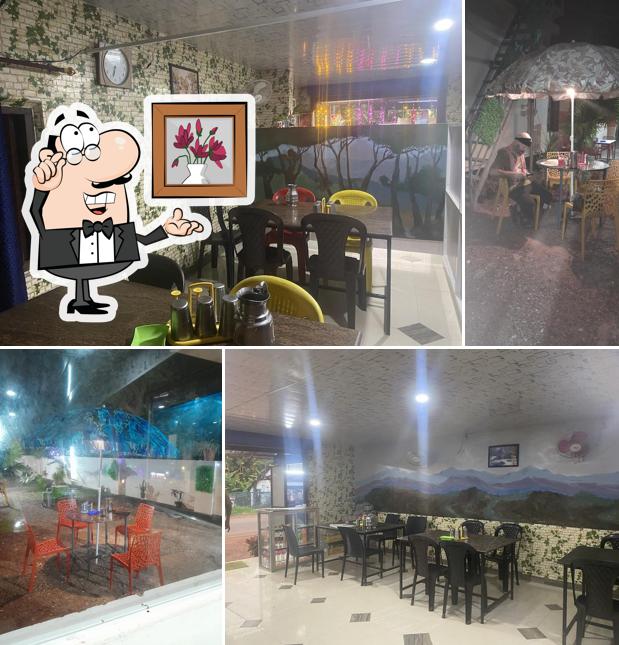 The interior of Hotel vaiga caffe and family restaurant