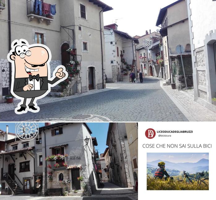 Gli esterni costituiscono una caratteristica importante di Vineria Del Duca