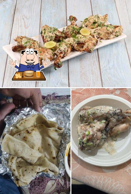 This is the picture depicting food and interior at Kabab Corner