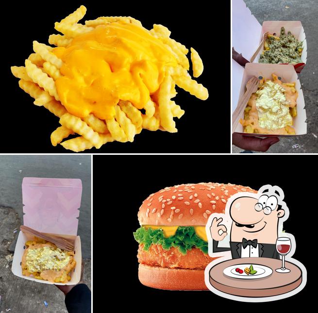 Food at KHA - Burgers, Fries, Fried Chicken