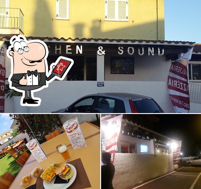 La foto della esterno e birra di Kitchen & Sound