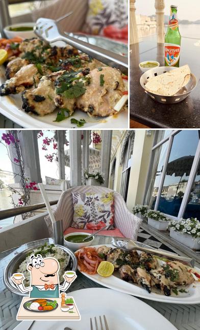 Food at The Gallery Cafe at Hotel Lake Pichola