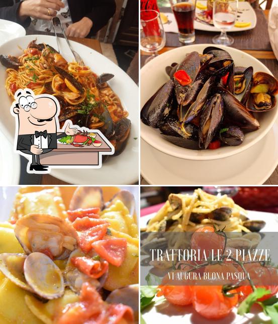 Ordina la cucina di mare a Trattoria Pizzeria Le 2 Piazze