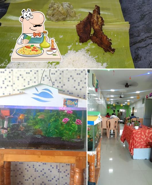 The restaurant's food and interior