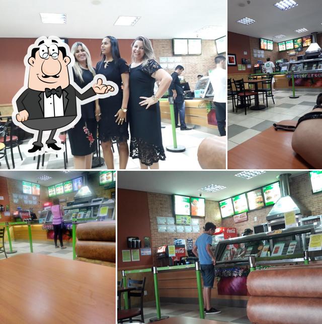 Veja imagens do interior do Subway