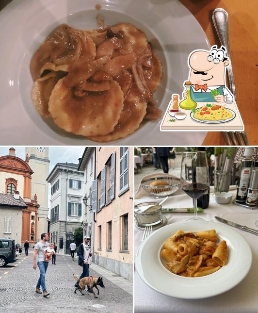 Trattoria del Vapore si caratterizza per la cibo e esterno