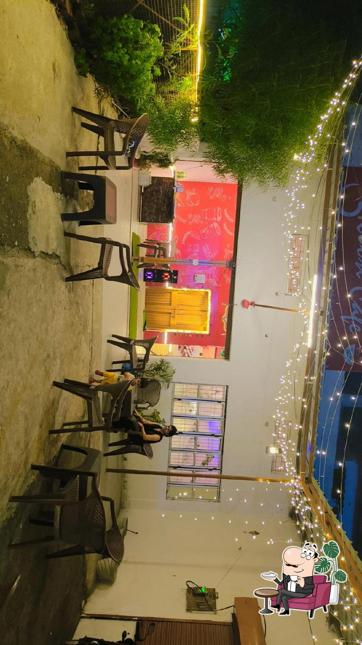 The interior of Sukoon cafe sehore