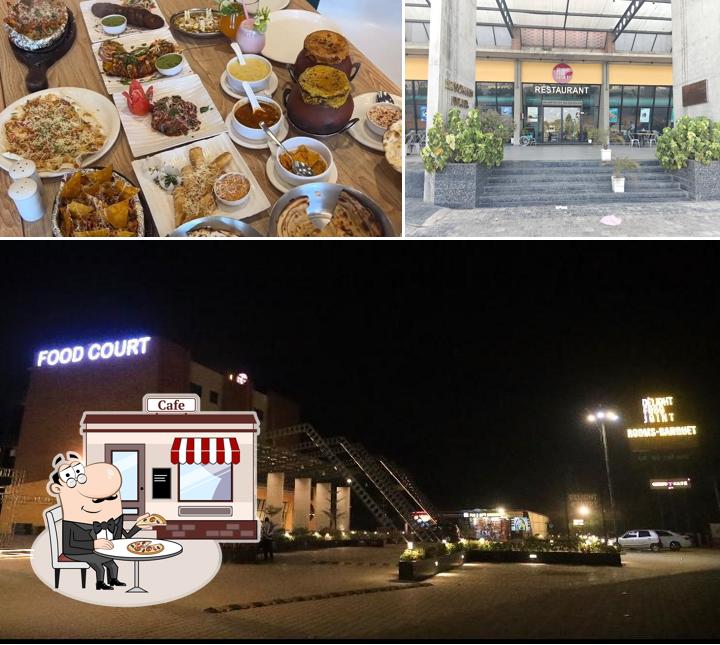 The photo of exterior and food at Delight Food Joint (DFJ)