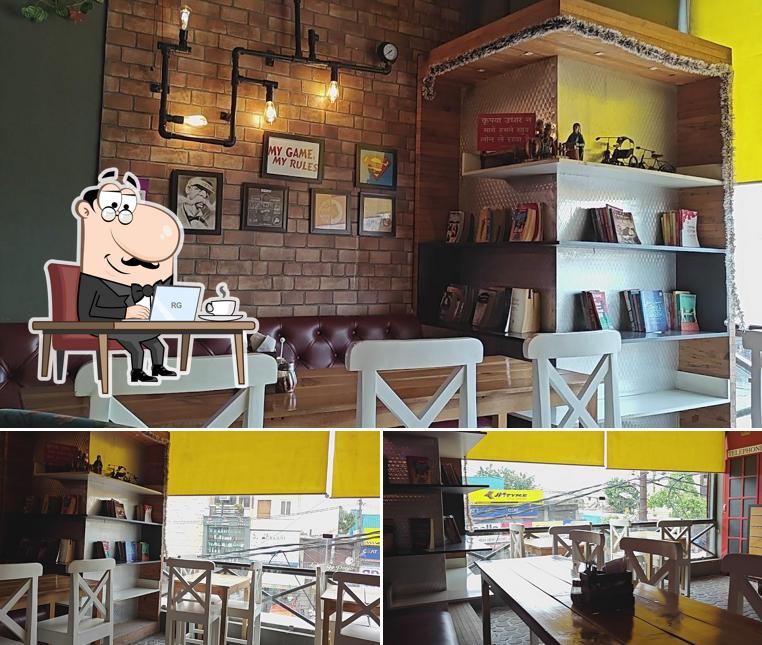 Take a seat at one of the tables at Ginni Buns