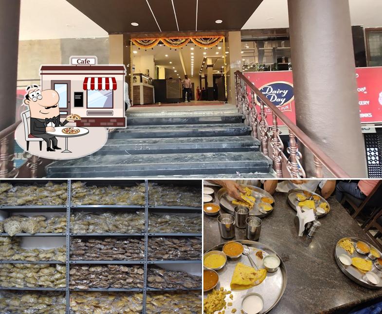 The picture of Mathura Paradise’s exterior and food