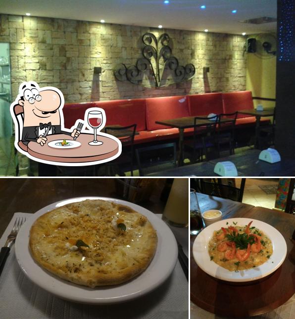 Comida em Pizza Scuola