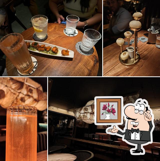 The interior of SOKA Cocktail Bar