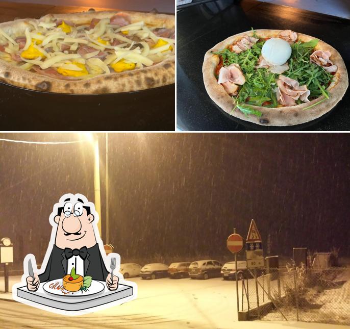 La immagine di cibo e esterno da La Crosara CREAZZO