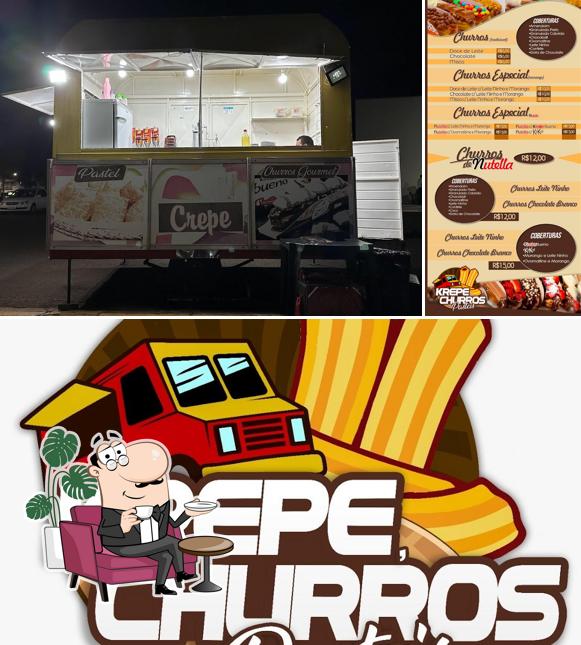 Pastel Krepes e churros jandaia