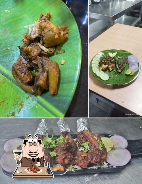 SRI MM NATURAL RESTAURANT serves meat dishes