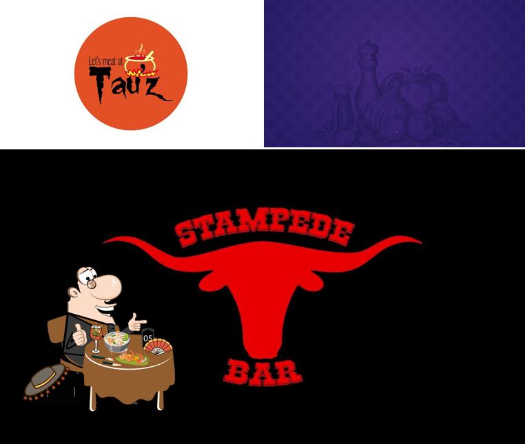 Food at Tau'z Restaurant & Stampede Bar