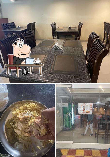 The interior of Bismillah Biryani