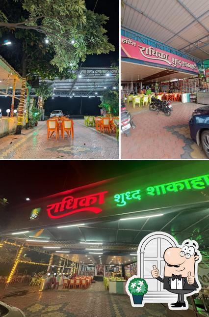 The exterior of Hotel Radhika
