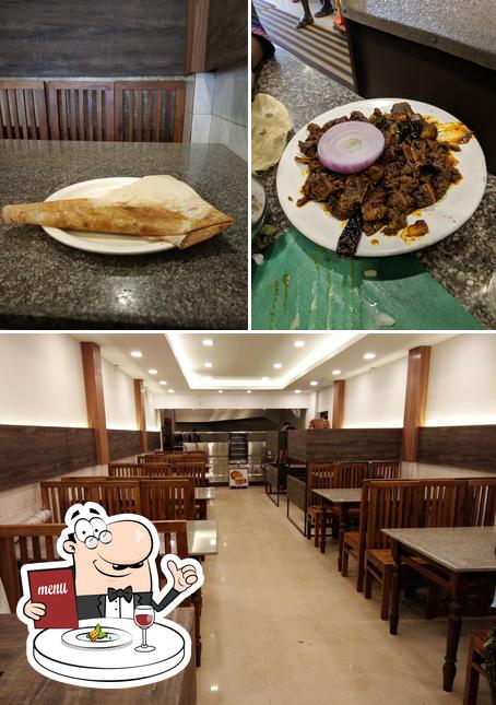 This is the picture showing food and interior at Live Kitchen Restaurant