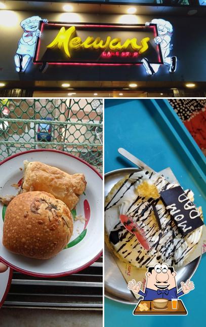 Food at Merwans Cake Shop