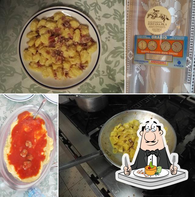 Cibo al Casa del Pastore