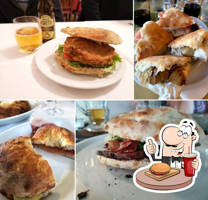 Prova un hamburger a Trattoria Filograna