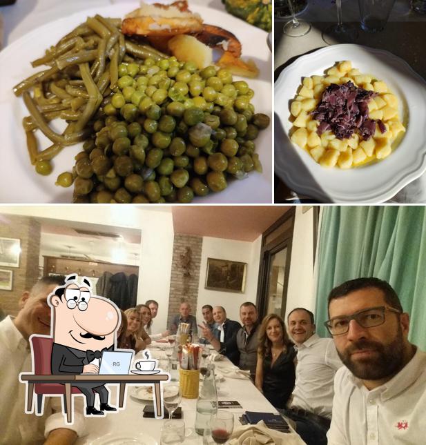 Gli interni di Trattoria La Collinetta