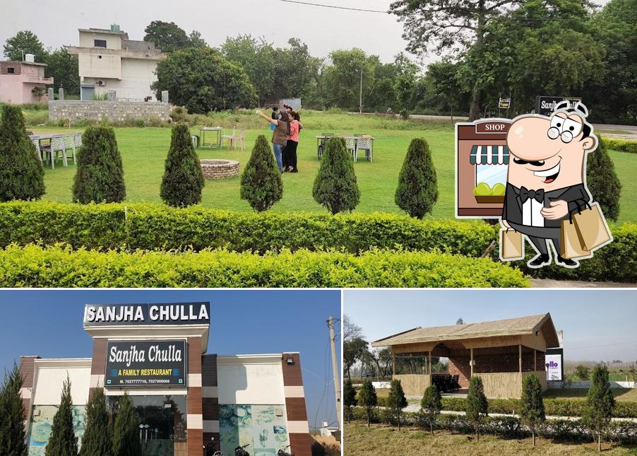 You can get some fresh air at the outside area of Sanjha Chulla