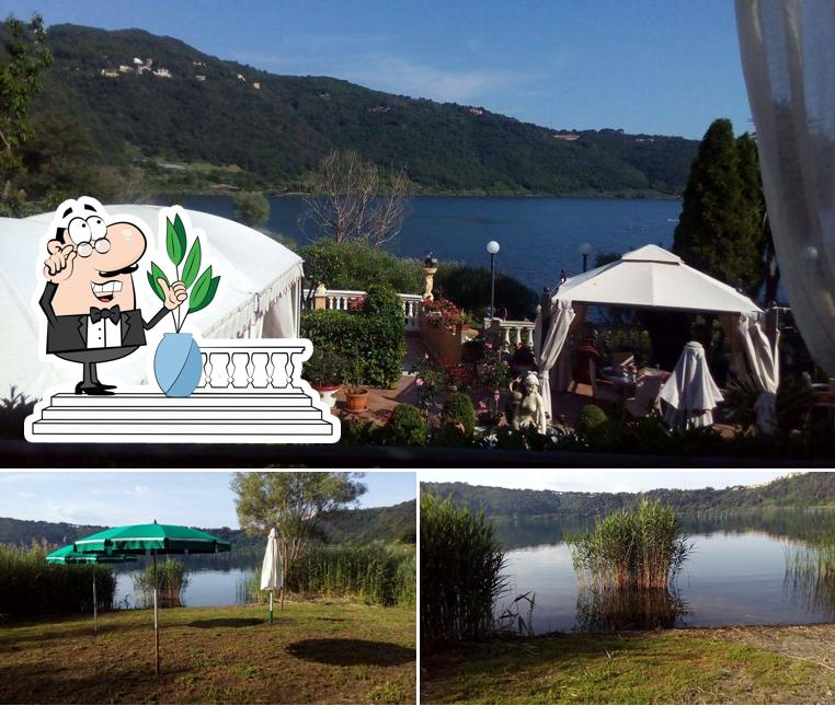 Goditi la vista dagli esterni di La Fiocina