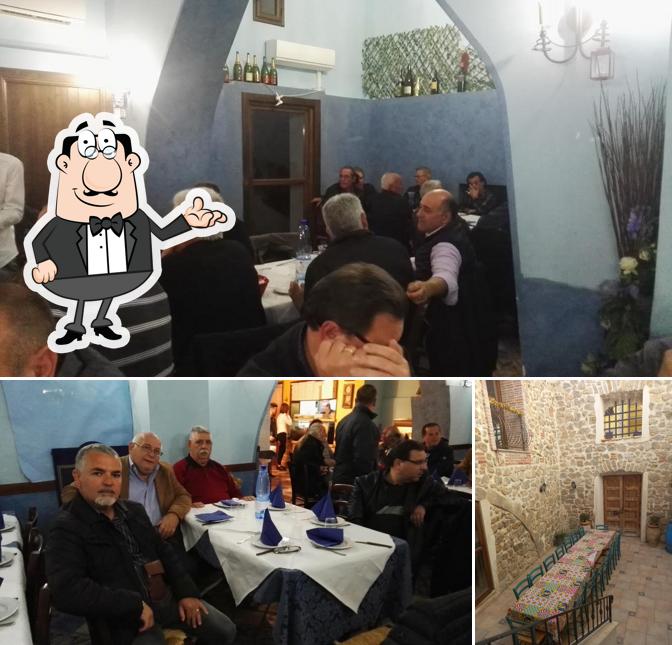 Gli interni di Al Casale di Magazzu' Giuseppina