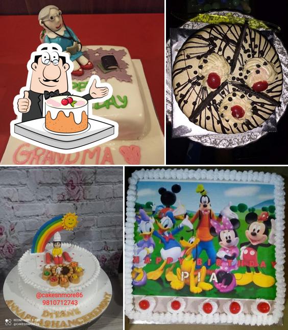 Look at the photo of Cakes 'N' More Eggless Cakes Customised cakes