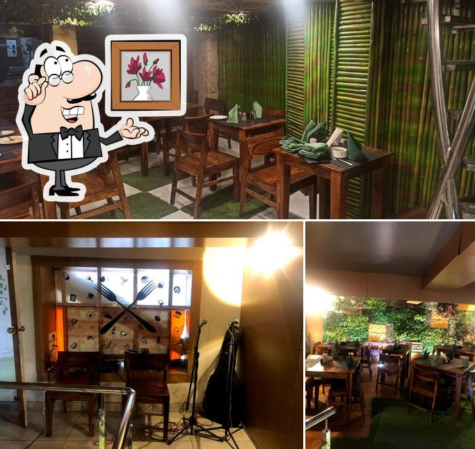 The interior of Eat tree cafe