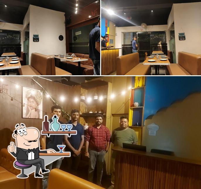The interior of Chicken 65 takeaway and restaurant