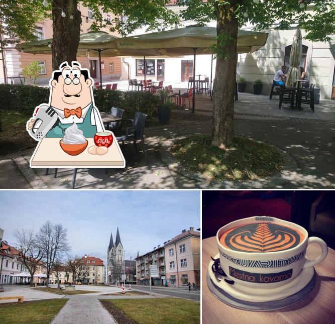 City Cafe Kočevje propone un'ampia gamma di dessert