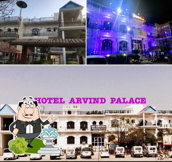 You can get some fresh air outside HOTEL ARVIND PALACE