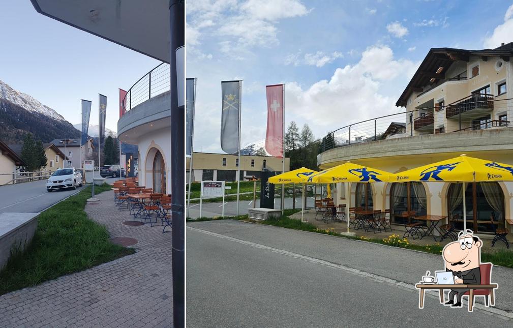 Gli interni di La Stalla Zuoz
