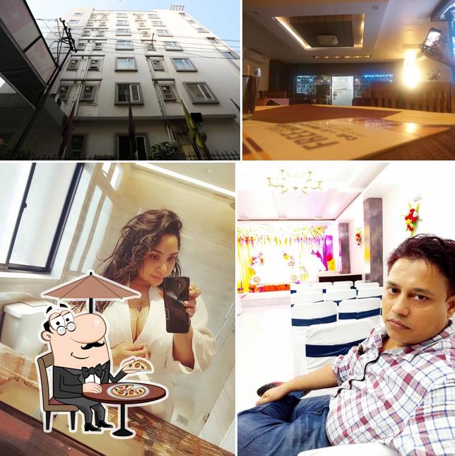 The exterior of Lazeez Restaurant