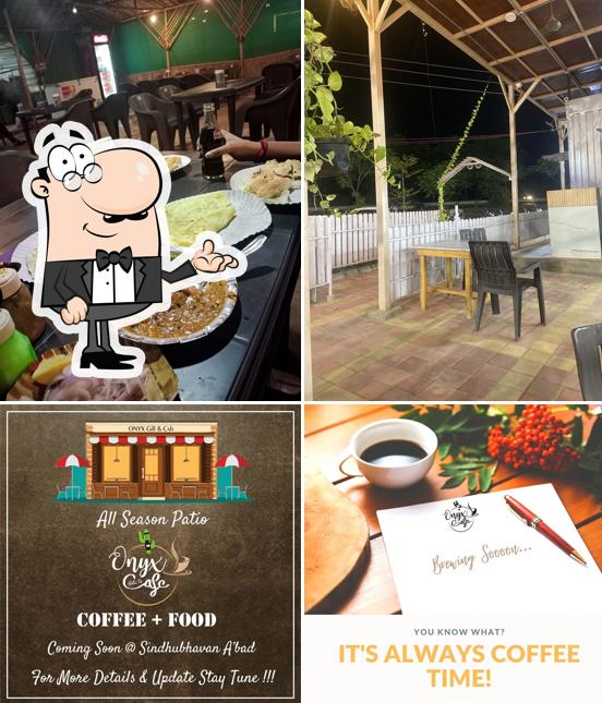 The restaurant's interior and exterior
