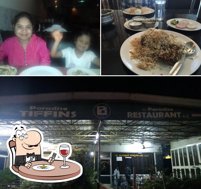The image of Paradise Tiffins and Restaurant’s food and exterior
