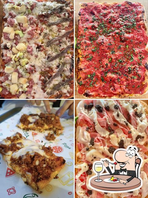Platti al Pizzeria Ancora un po’