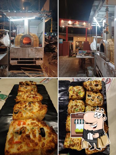The exterior of Redbrick pizza